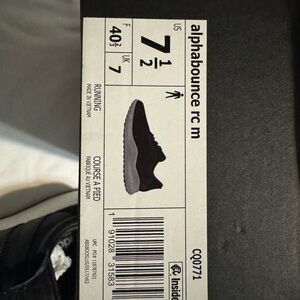 Adidas Alphabounce RC M Men's Black Running Shoes